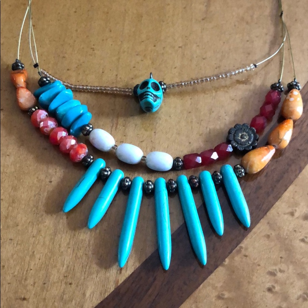 Boho Statement Necklace - image 2